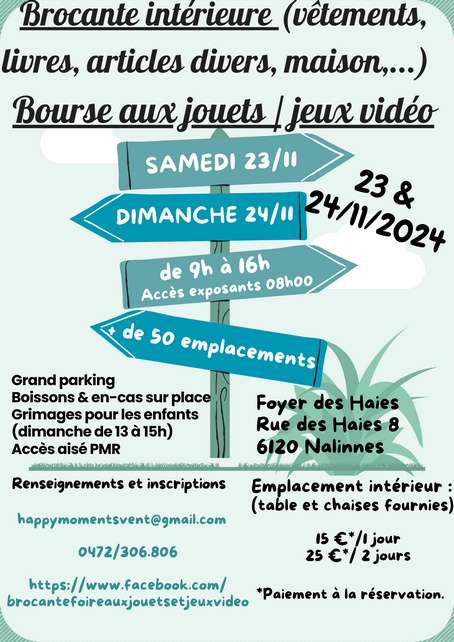 Brocante et bourse aux jouets